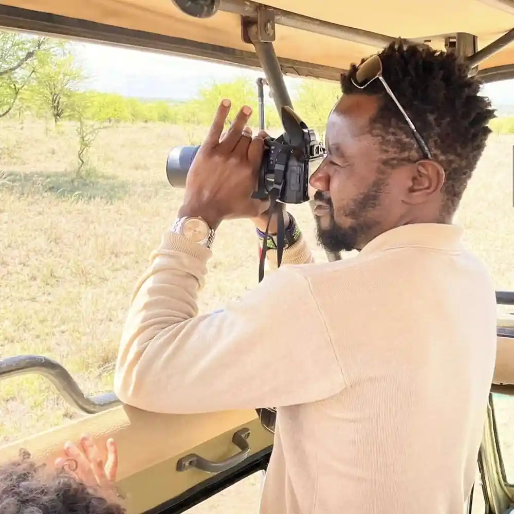 Signature Collection Luna Safari Africa Looking Through Binoculars